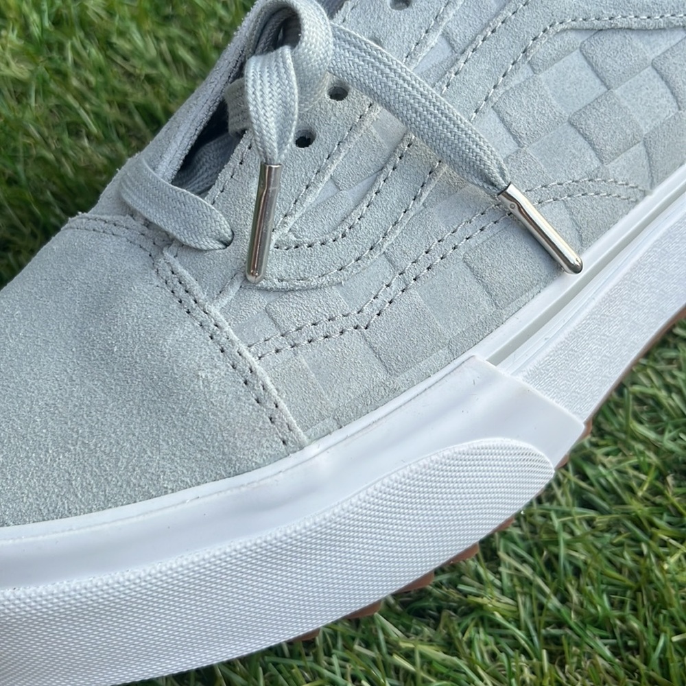Platform Embossed Check Vans - Picture 6 of 7